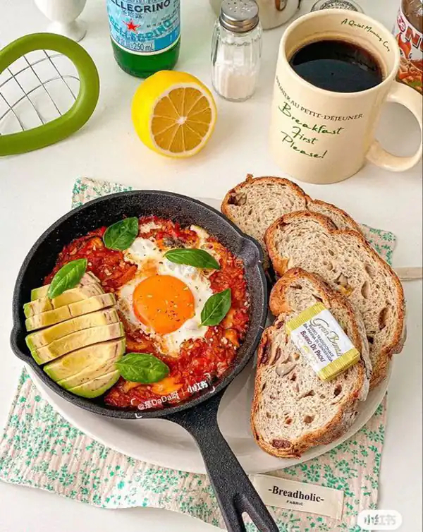 تزیین املت گوجه