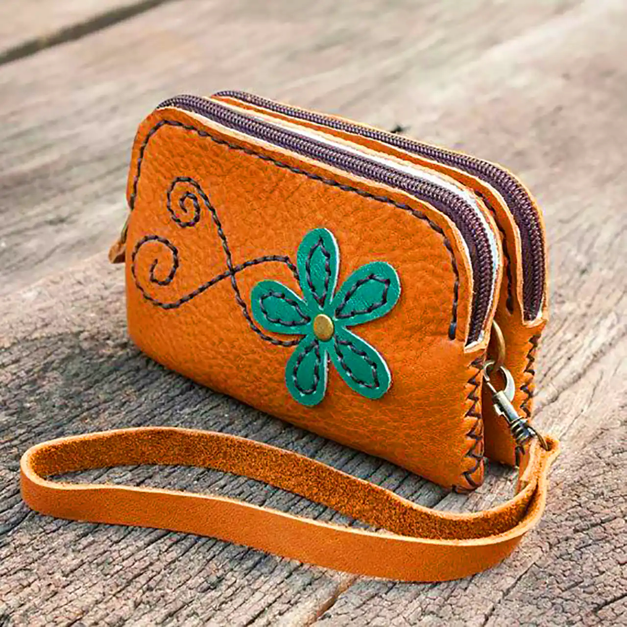 کیف دست دوز چرمی