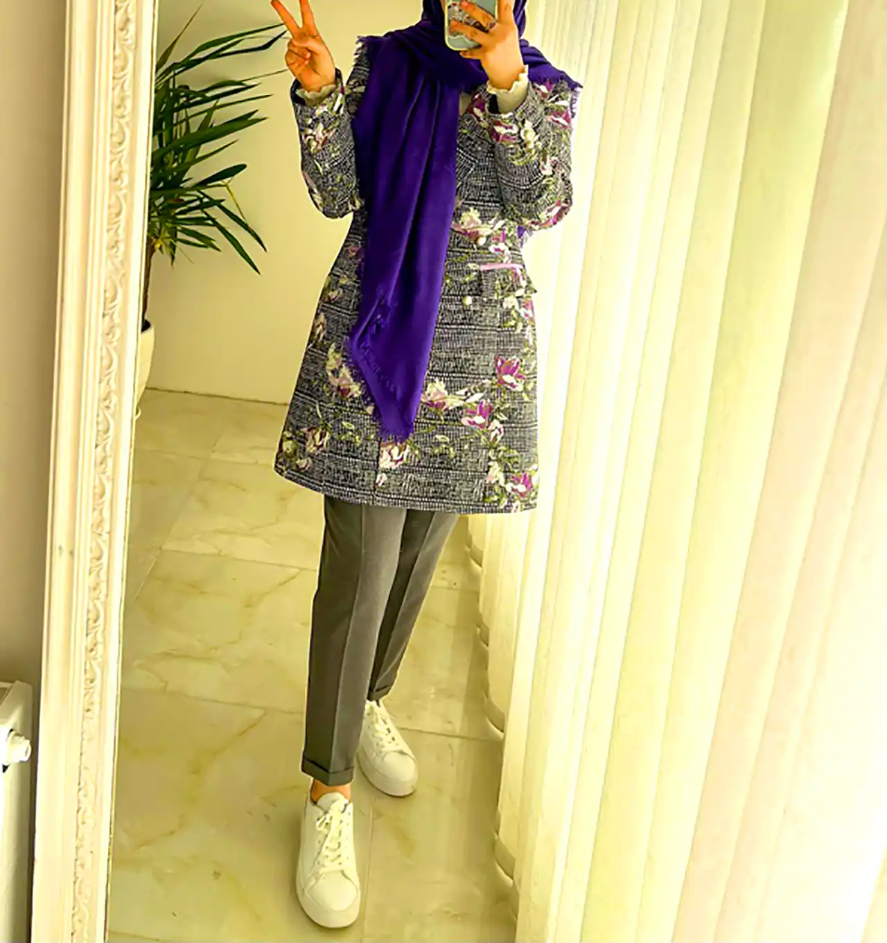 مانتو باحجاب شیک و امروزی