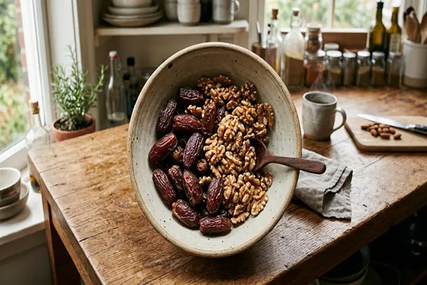 طرز تهیه رنگینک با خرما و آرد گندم / شیرینی سنتی برای افطار و مهمانی ها + گزارش تصویری