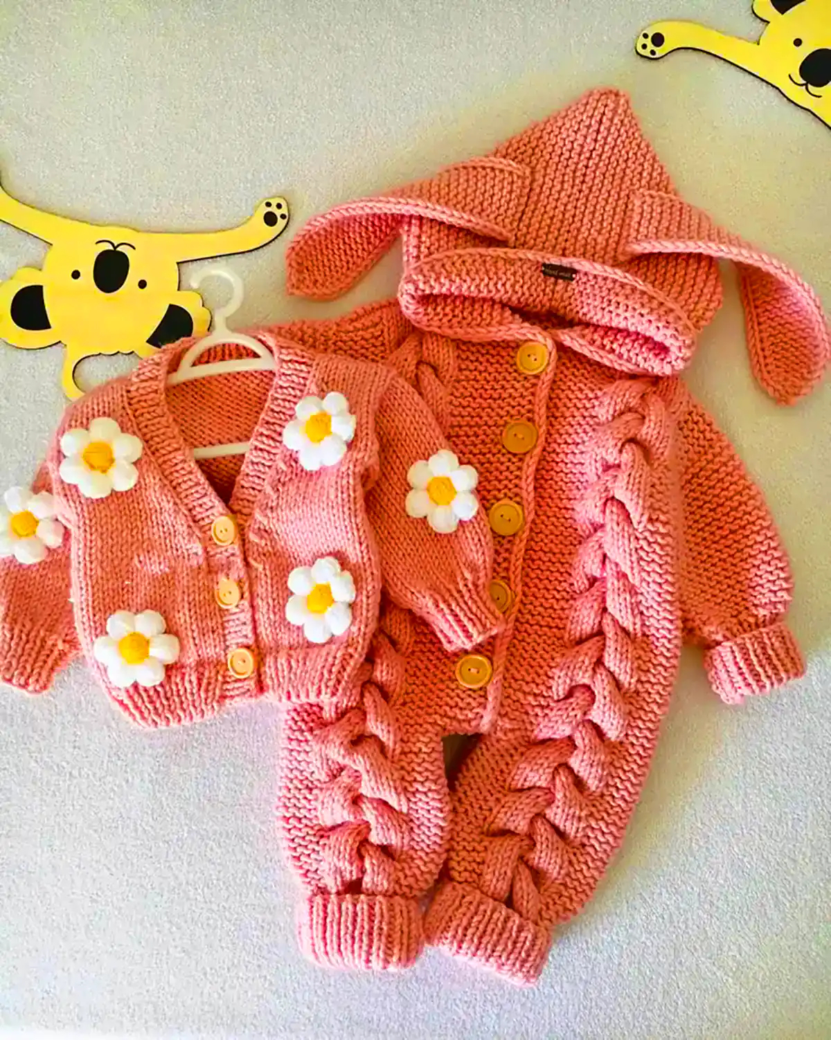 ست بافتنی بچه گانه