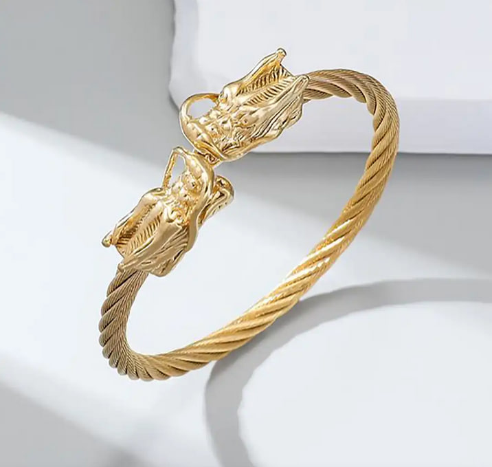 عکسهای دستبند طلا طرح اژدها