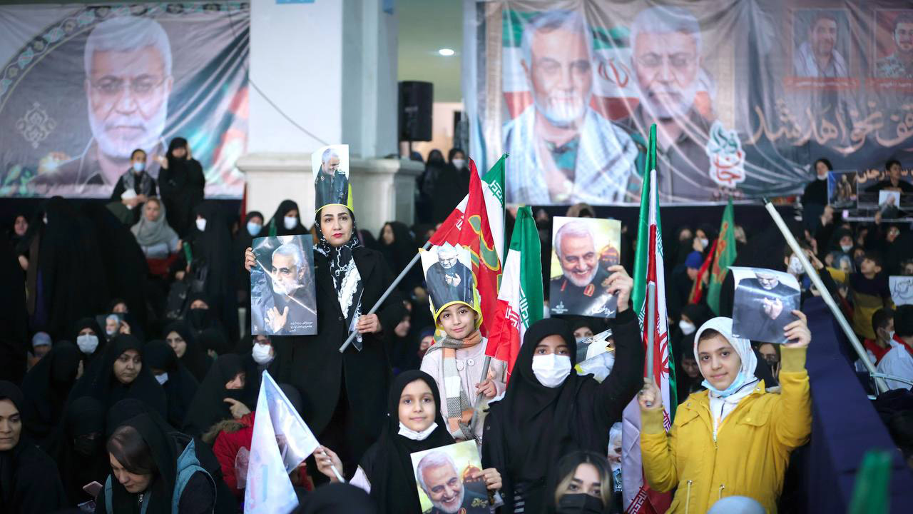  اجتماع عظیم مردمی سومین سالروز شهادت سردار سلیمانی در مصلای تهران