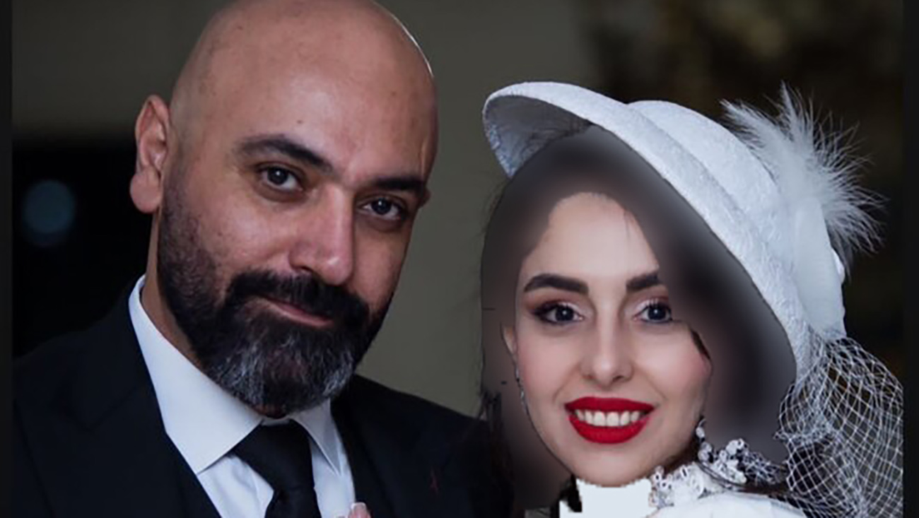 مهدی کوشکی و همسرش محیا