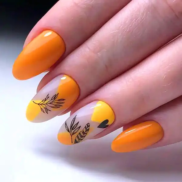 مدل ناخن پاییزی جدید