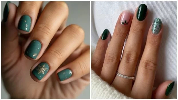 طراحی ناخن‌ برای کریسمس