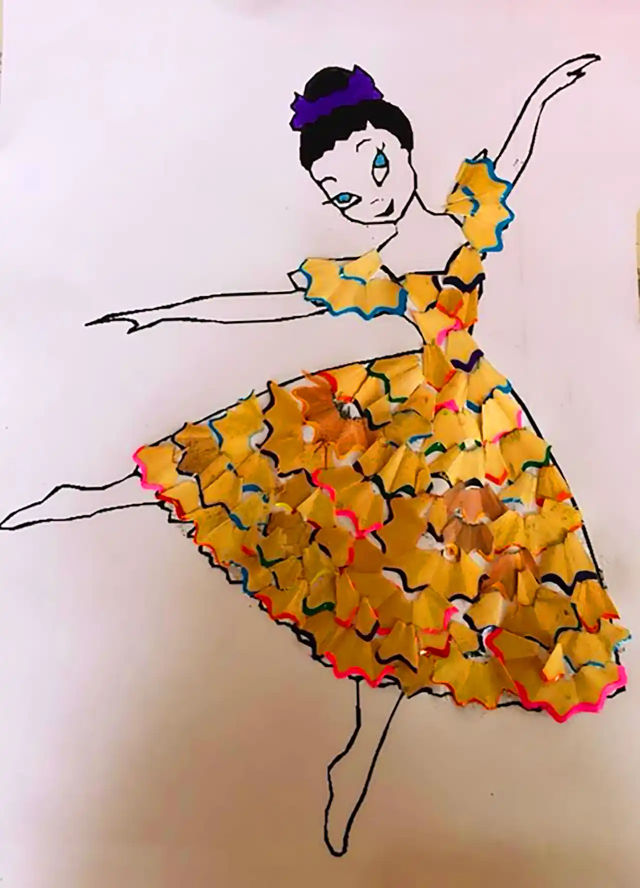 خلاقیت با تراشه های مداد