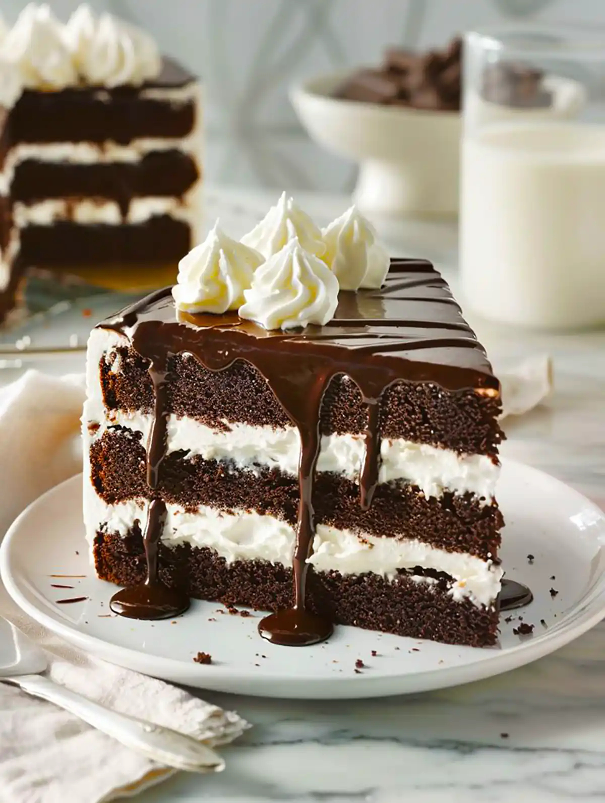 دیزاین کیک شکلاتی