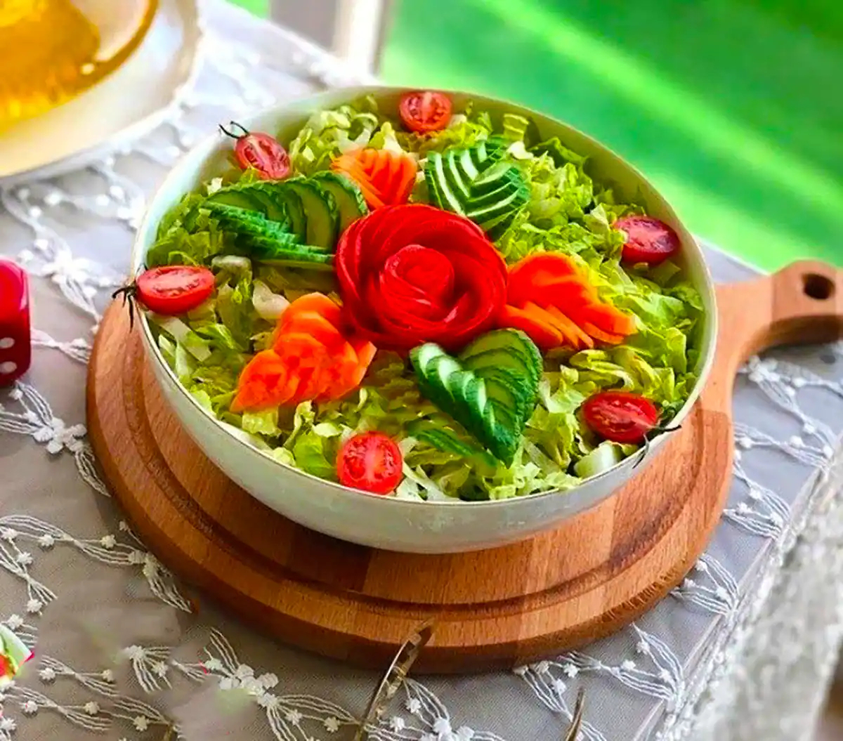 دیزاین رنگی سالاد