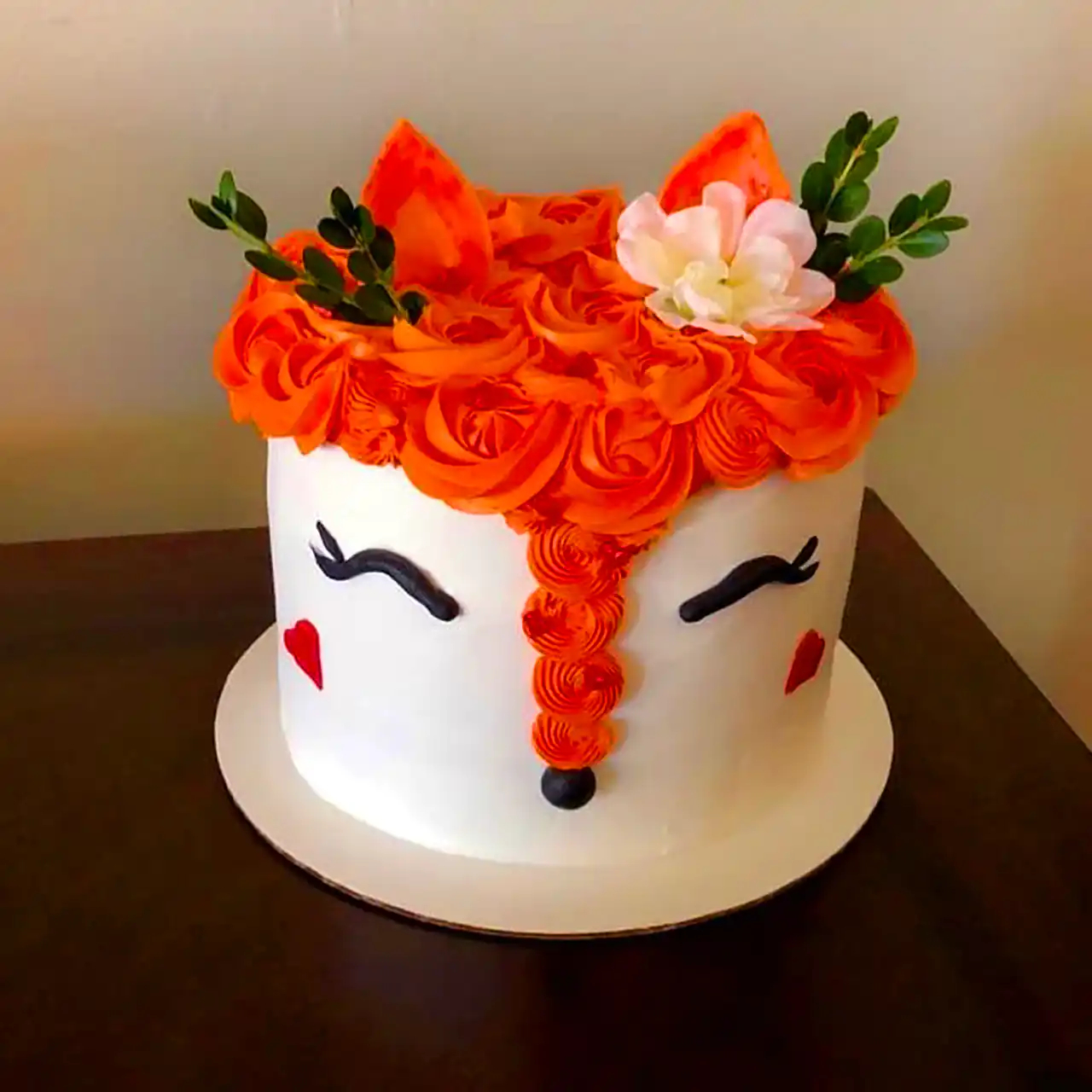 کیک فانتزی رنگی خاص روباه