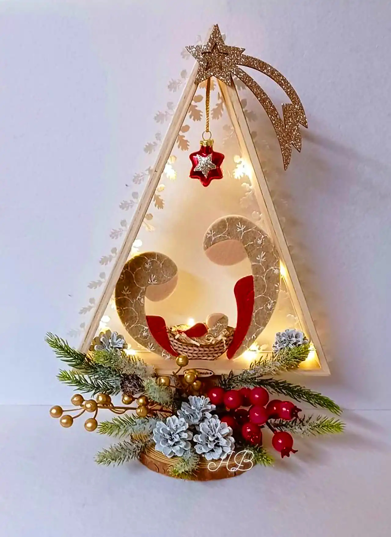 تزئینات کریسمسی با وسایل ساده 