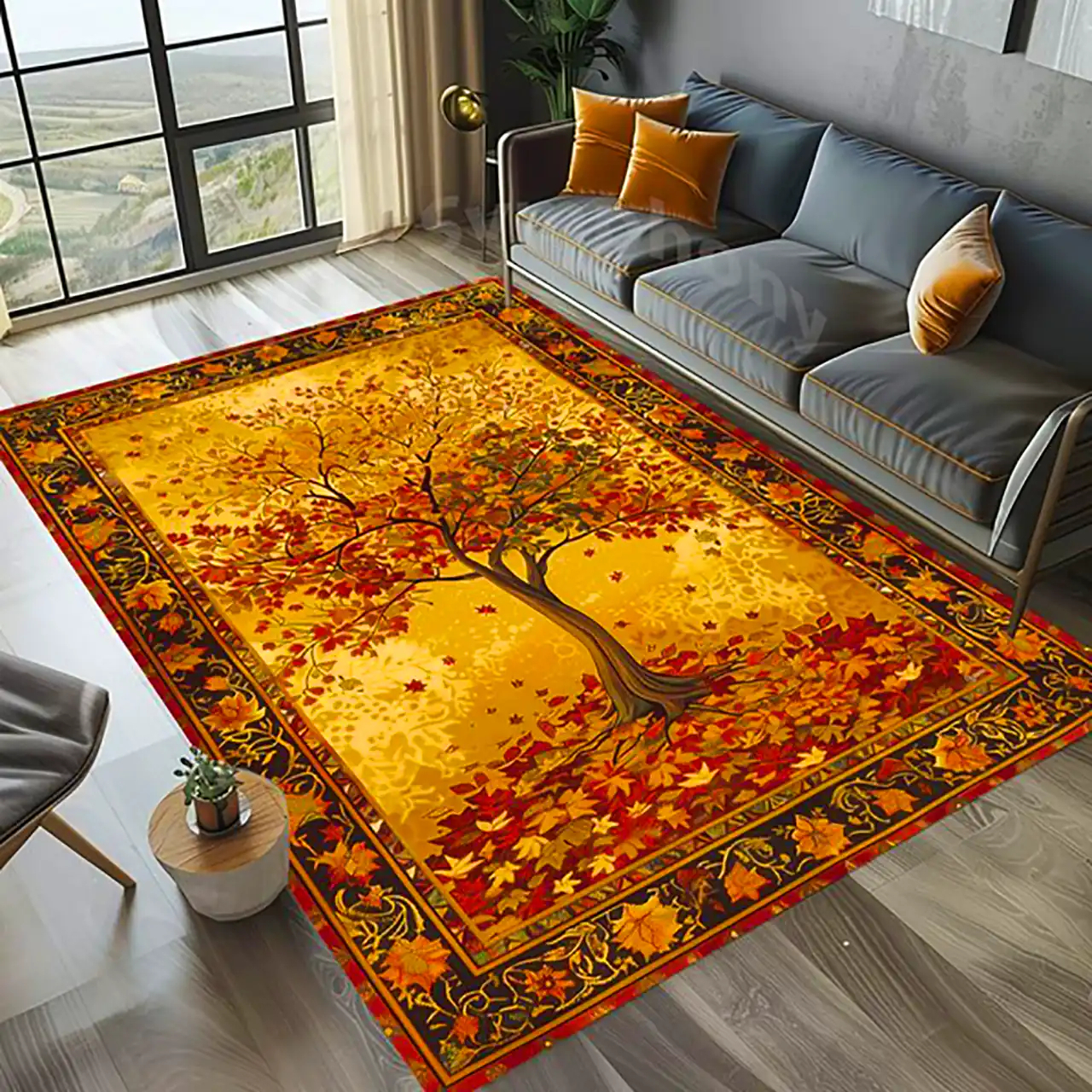 فرش پذیرایی سبک کلاسیک 