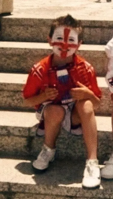 کودکی تیم ملی انگلیس