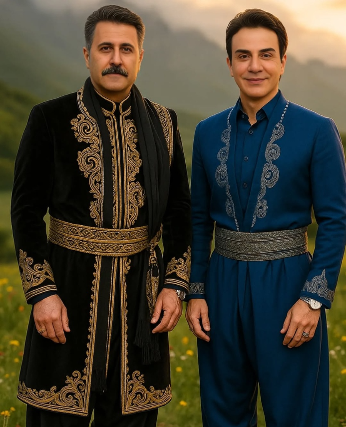هومن حاجی عبداللهی و عمو پورنگ