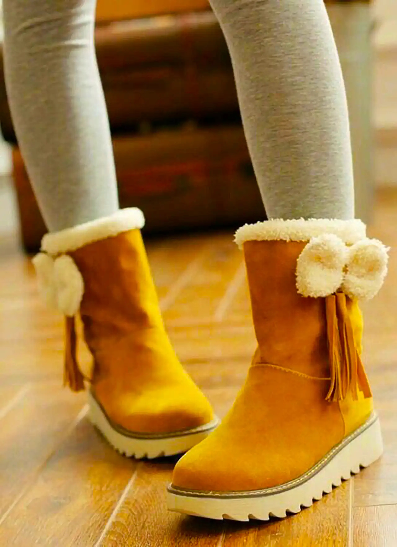 بوت خزدار زمستانی