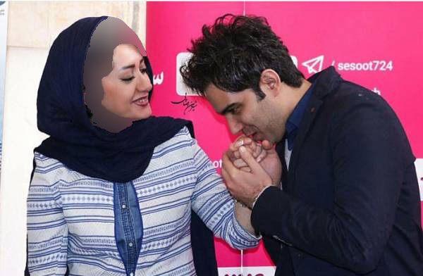 بوسه پر احساس "آقای بازیگر ایرانی" بر دستان همسر سرطانی اش/ عکس