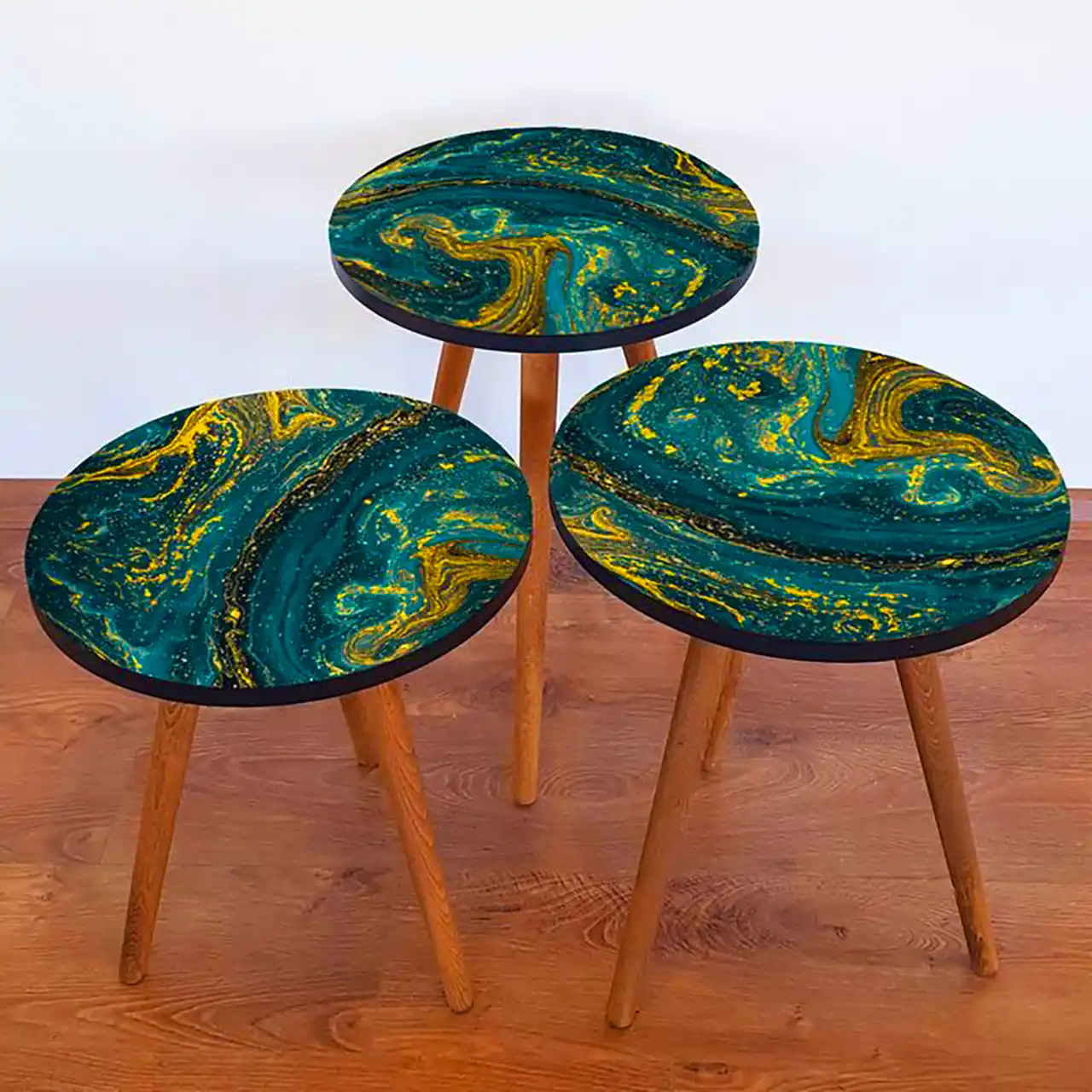 میز عسلی ست رزینی