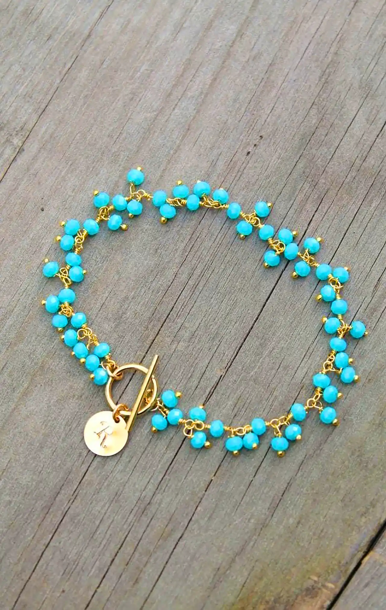 دستبند شیک فیروزه