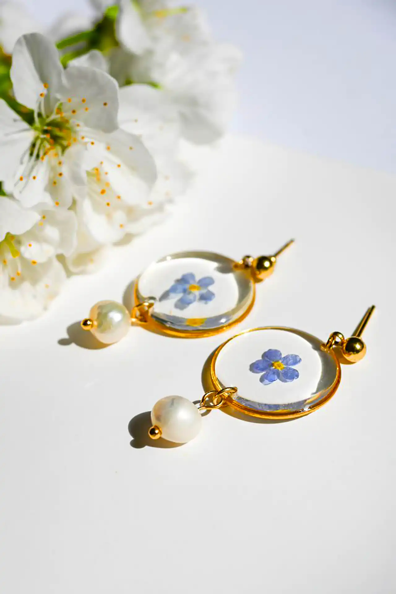 گوشواره رزین دست ساز