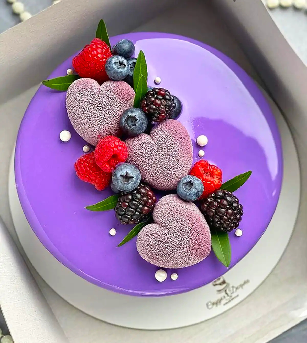 کیک تولد بلوبری