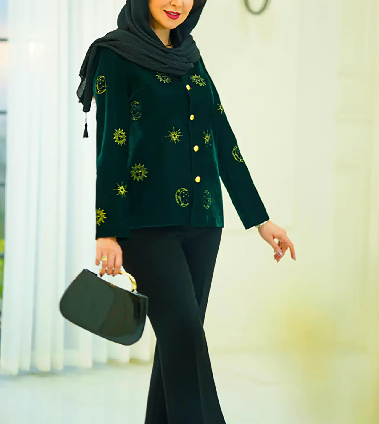 مانتو باحجاب امروزی و ترند