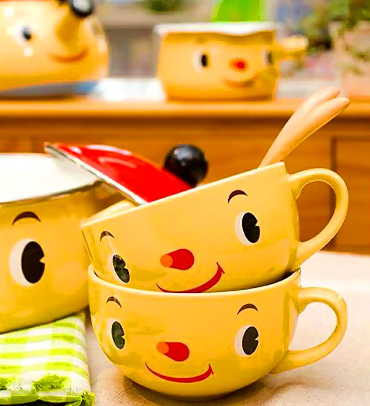 ظروف فانتزی طرح لبخندی