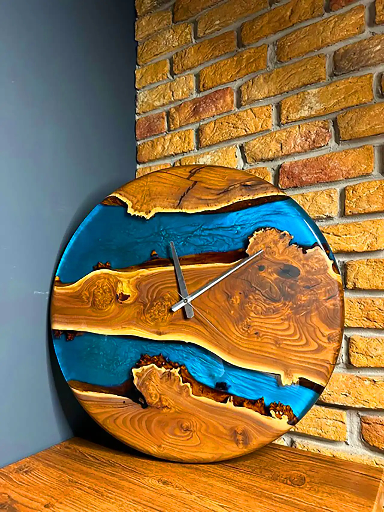 ساعت چوب و اپوکسی