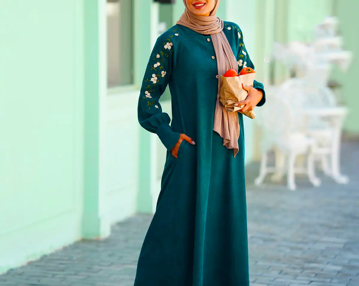 مانتو محجبه تابستانی نخی