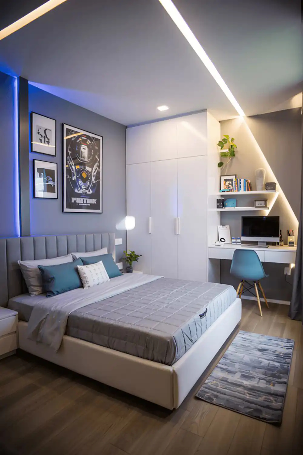 ایده دکوراسیون اتاق خواب پسرانه