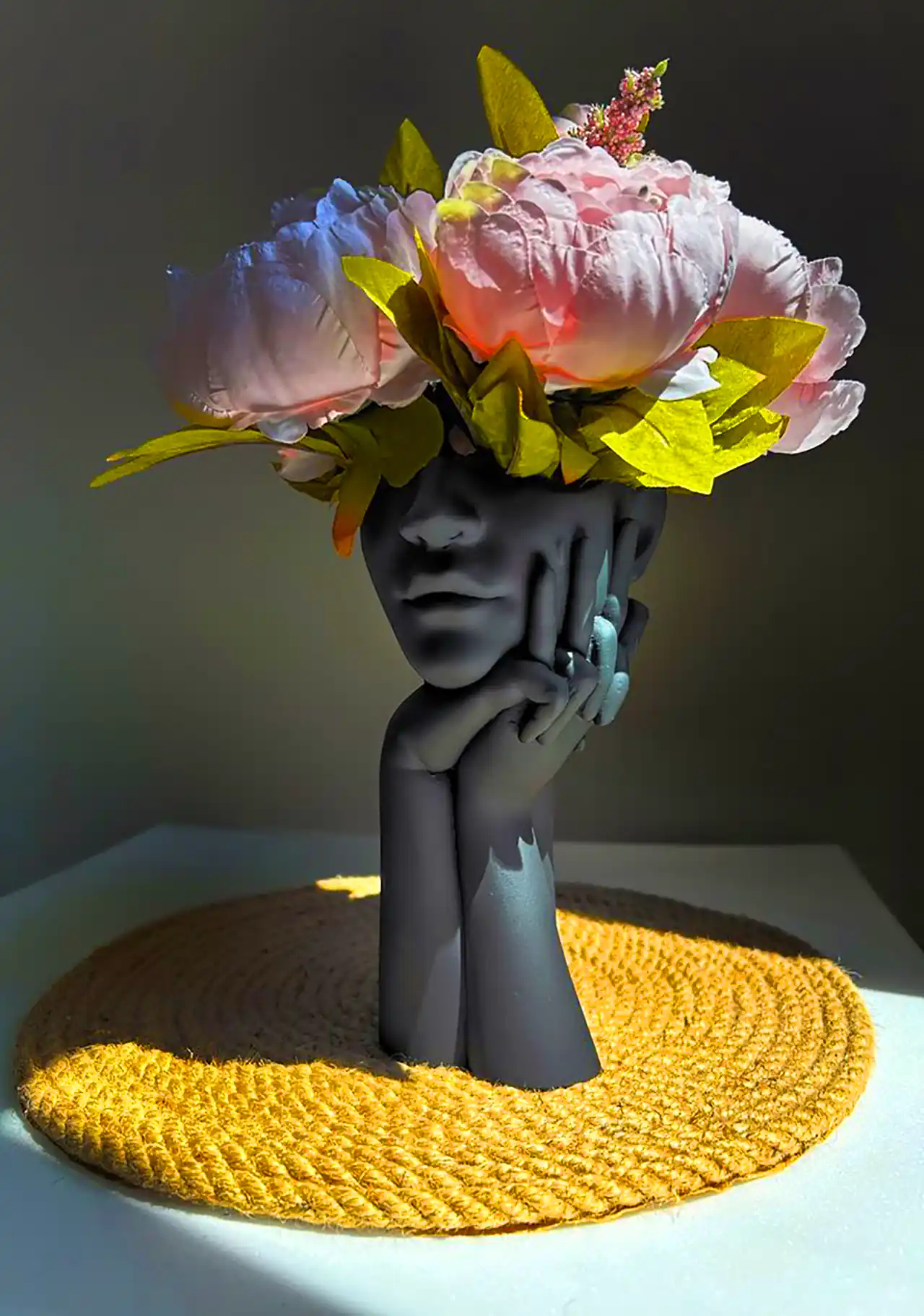 مدل گلدان دکوری با طرح خاص