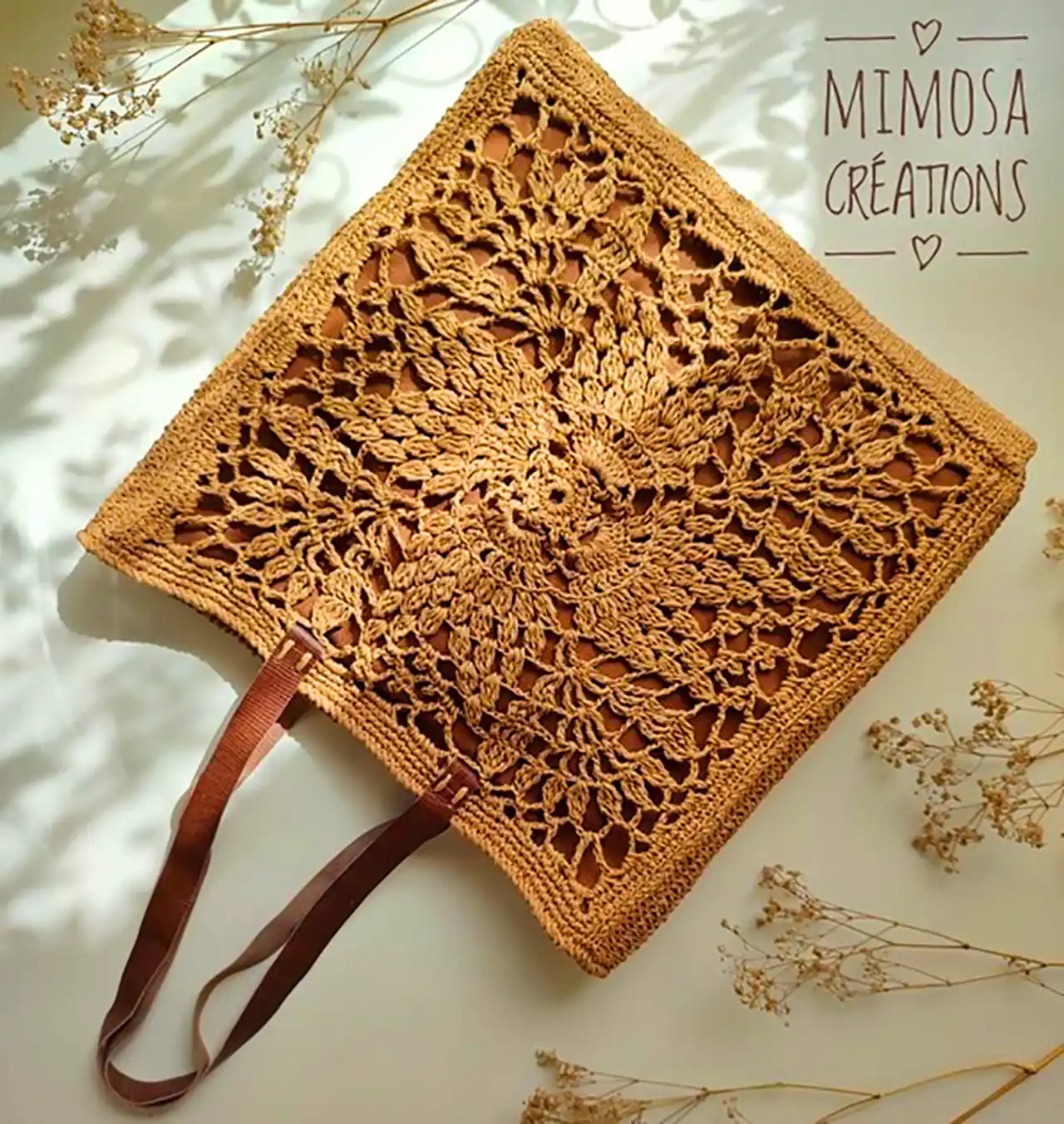 کیف بافتنی شیک نسکافه ای