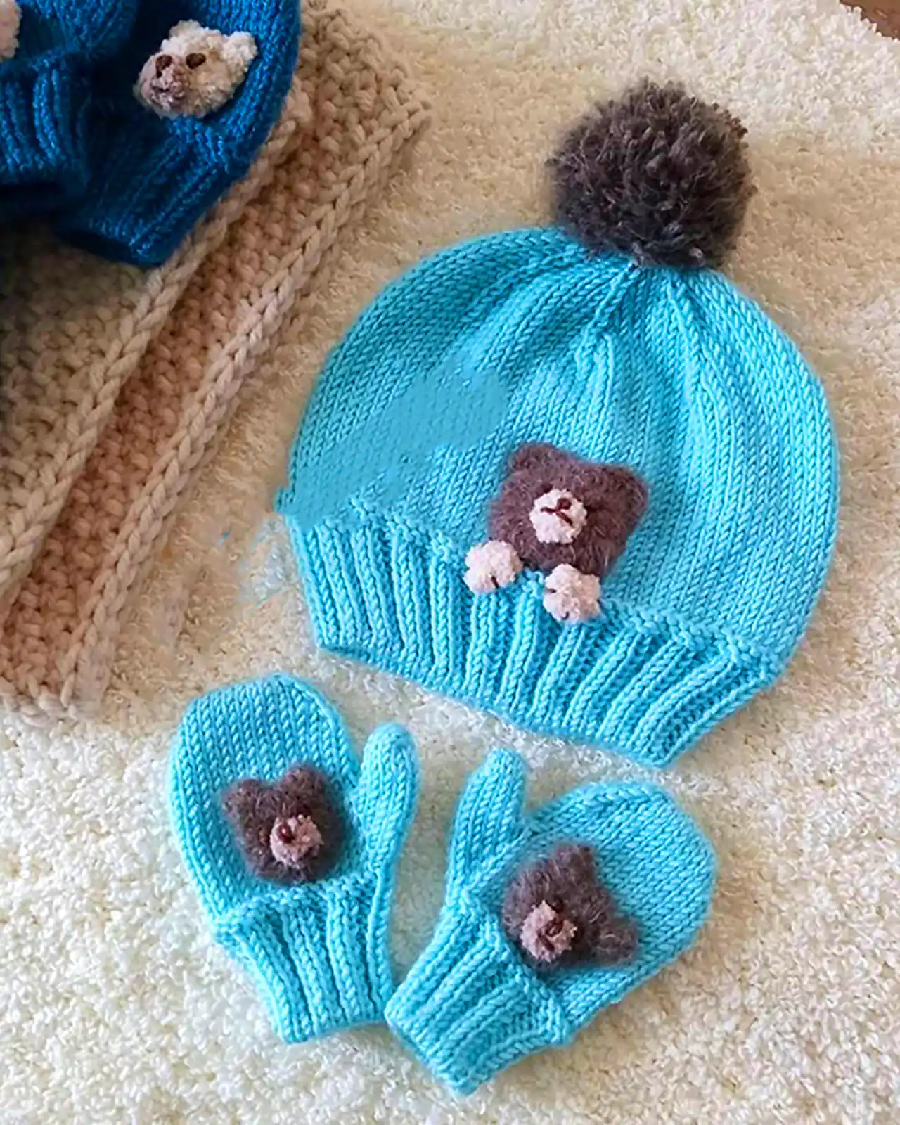 ست بافتنی برای کودک