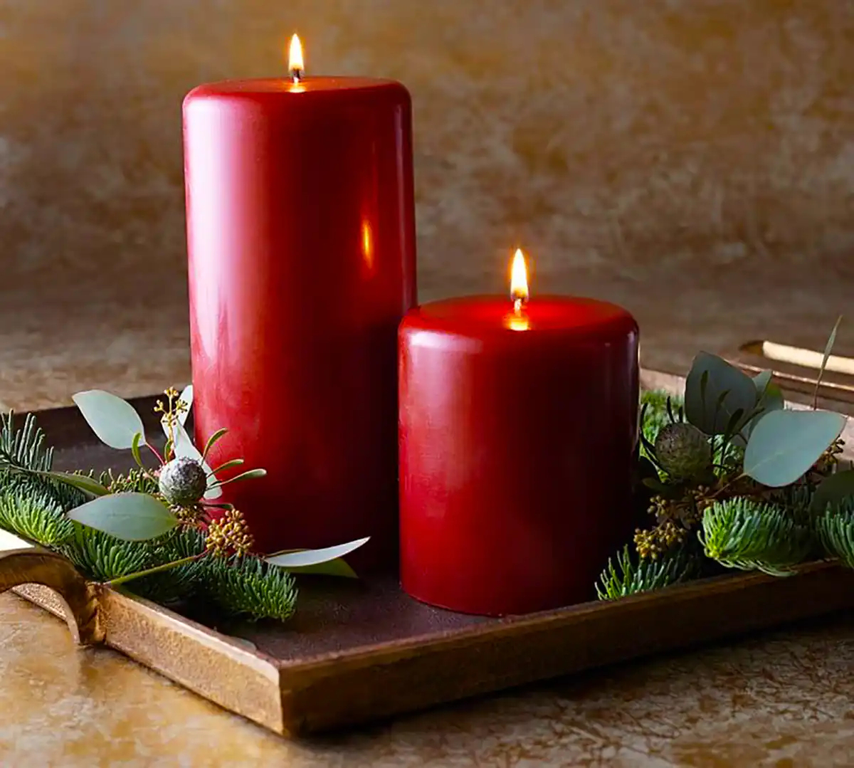 ست شمع براق اکلیلی