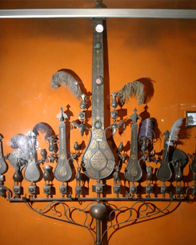 علامت فولادی زرکوب- موزه مرکزی آستان قدس رضوی