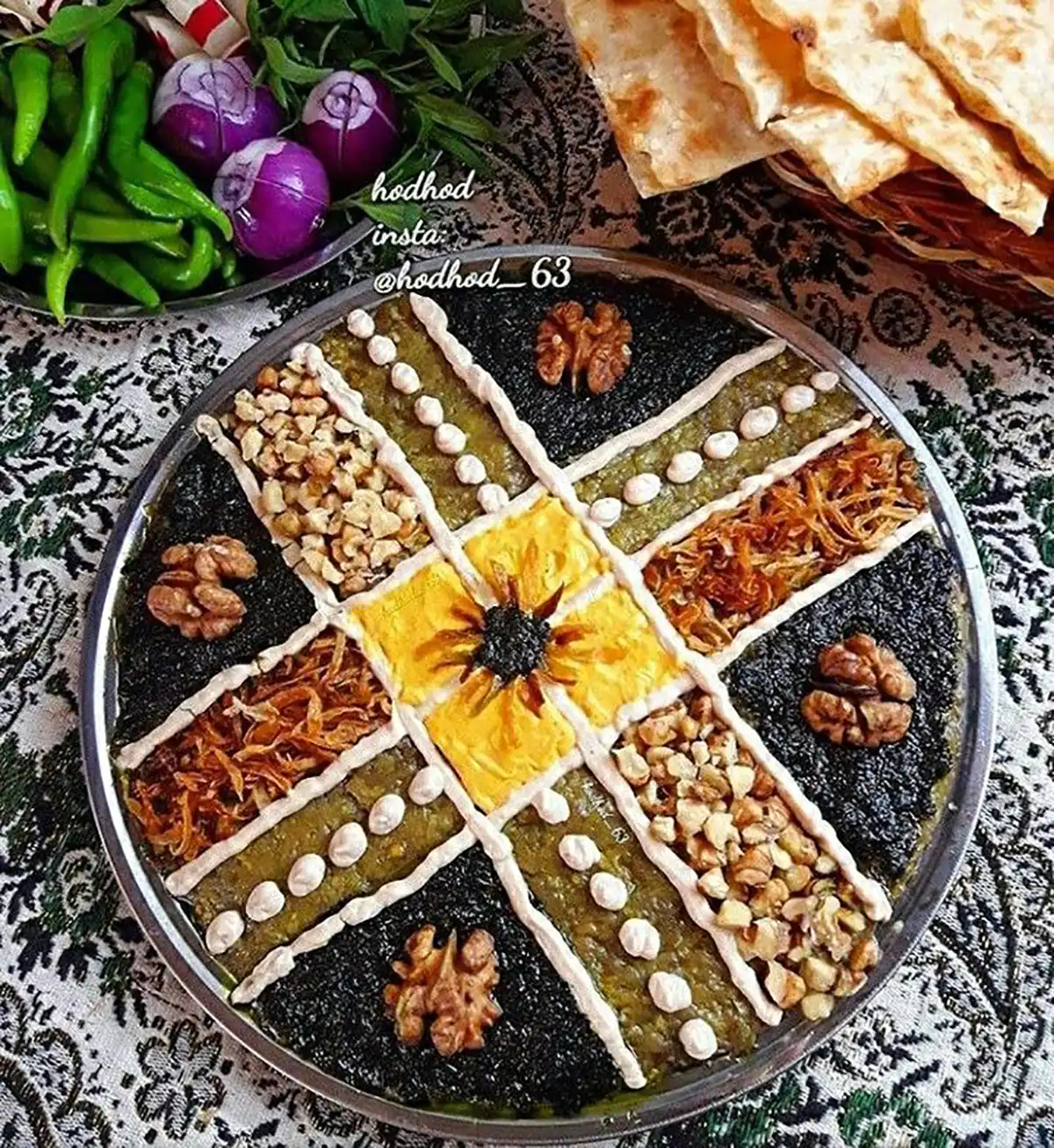 دیزاین غذا برای سفره های ایرانی