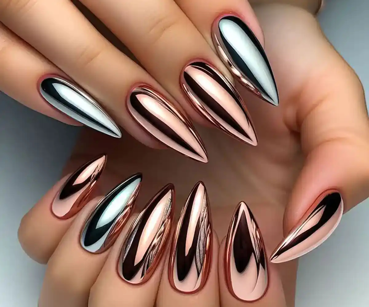 طراحی کروم ناخن 2022
ناخن کروم صورتی
ناخن کروم هلویی
پودر کروم هفت رنگ
لاک کروم صدفی
طریقه زدن کروم روی ناخن
