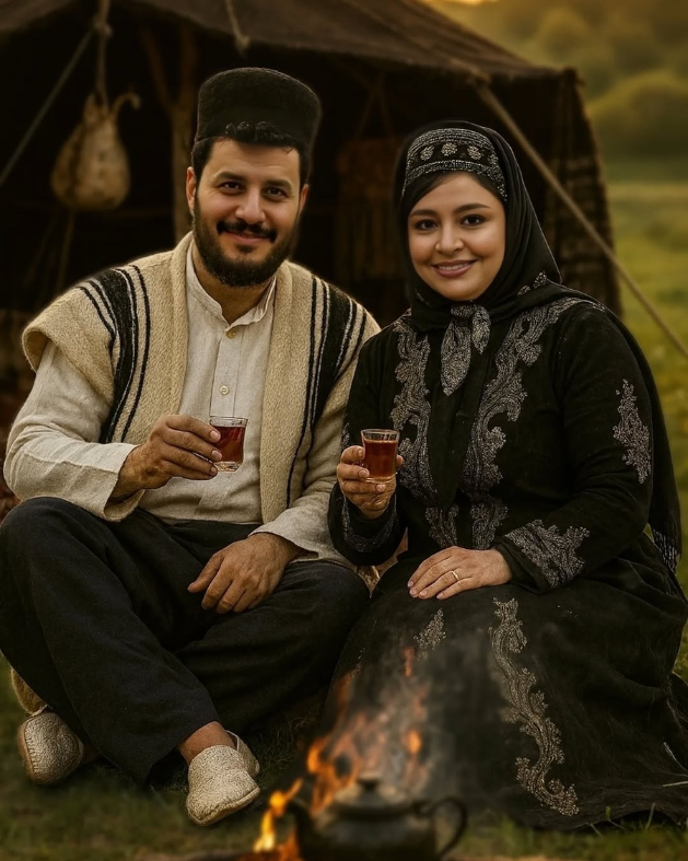 جواد عزتی و مه لقا باقری