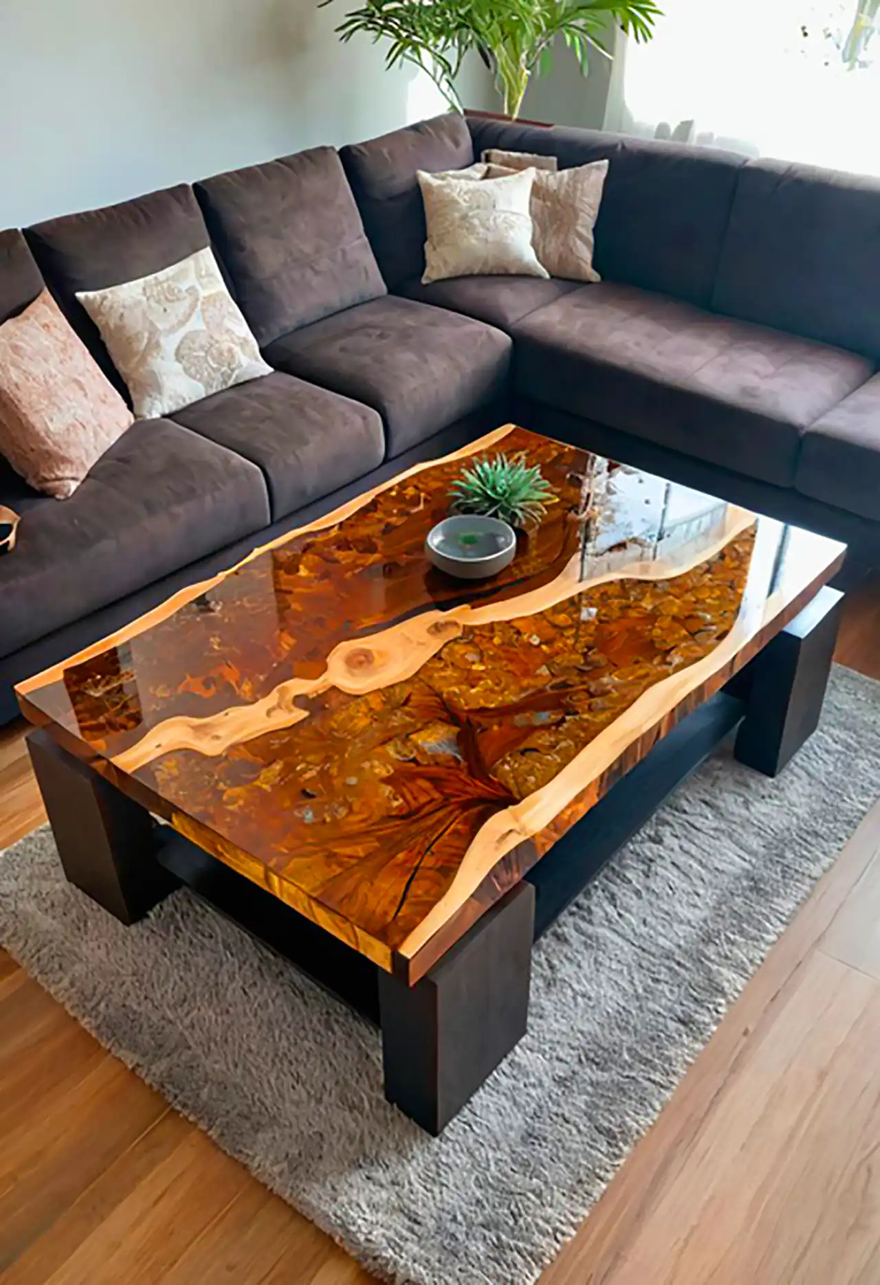 میز جلو مبلی رزینی 