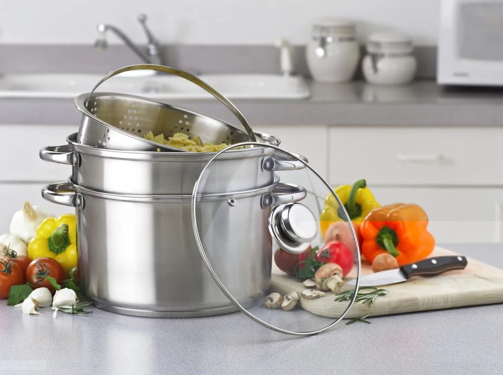 روش استفاده از قابلمه استیل