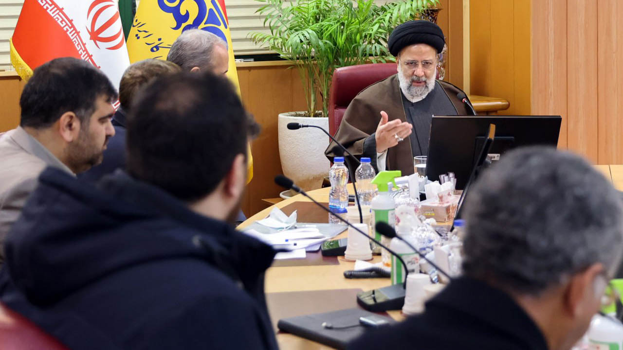 سید ابراهیم رئیسی رئیس جمهور در بازدید سر زده از شرکت ملی گاز ایران