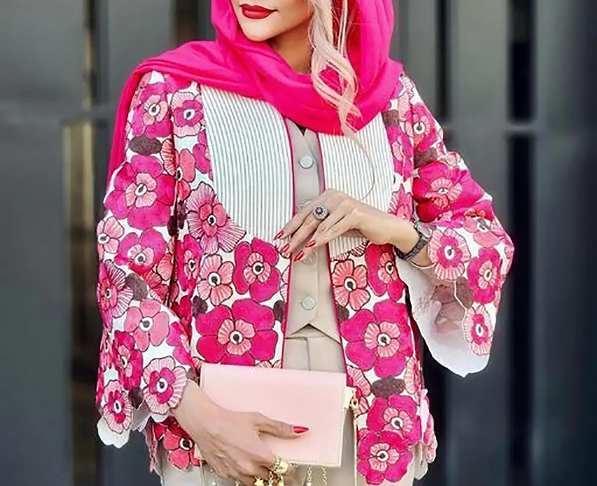 مانتو شاد رنگی و زیبا