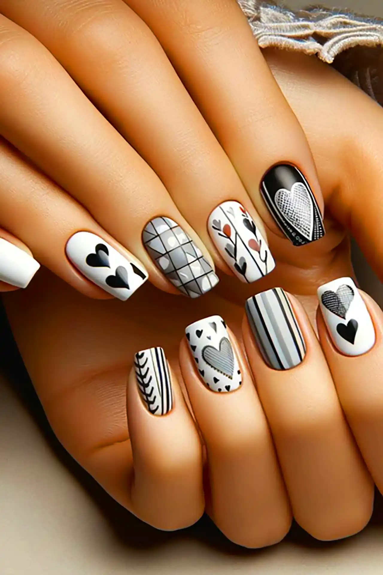 مدل ناخن با طرح زمستونی 