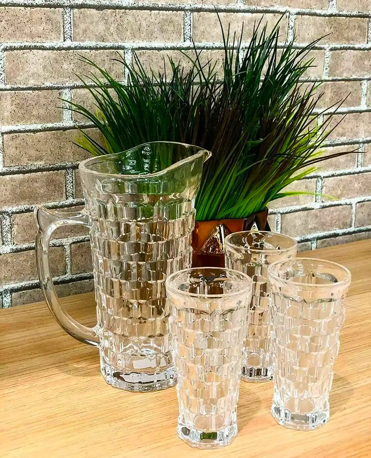پارچ و لیوان شیشه ای لوکس