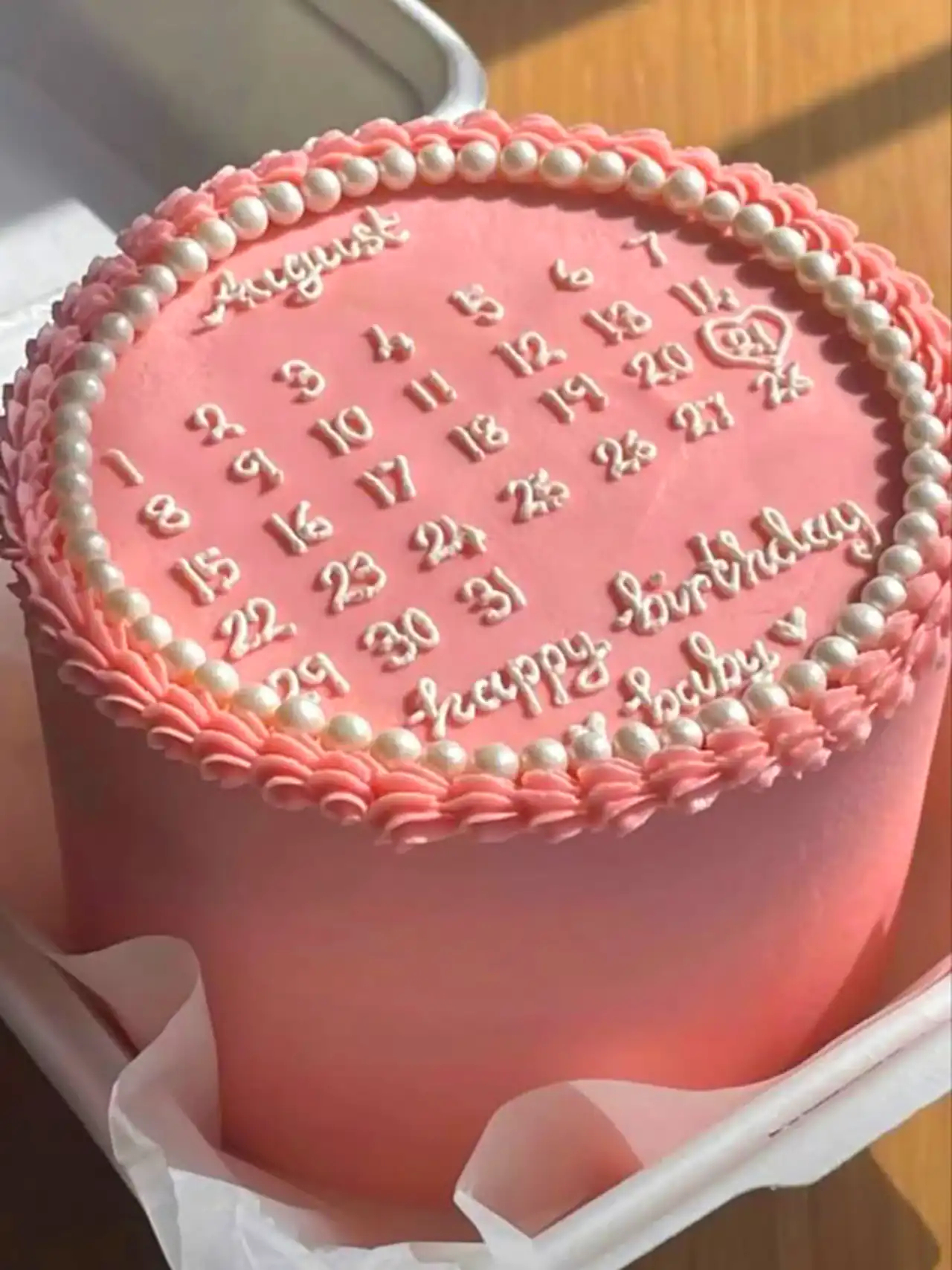 کیک تولد تقویم دار