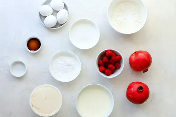 مواد اولیه رولت انار 