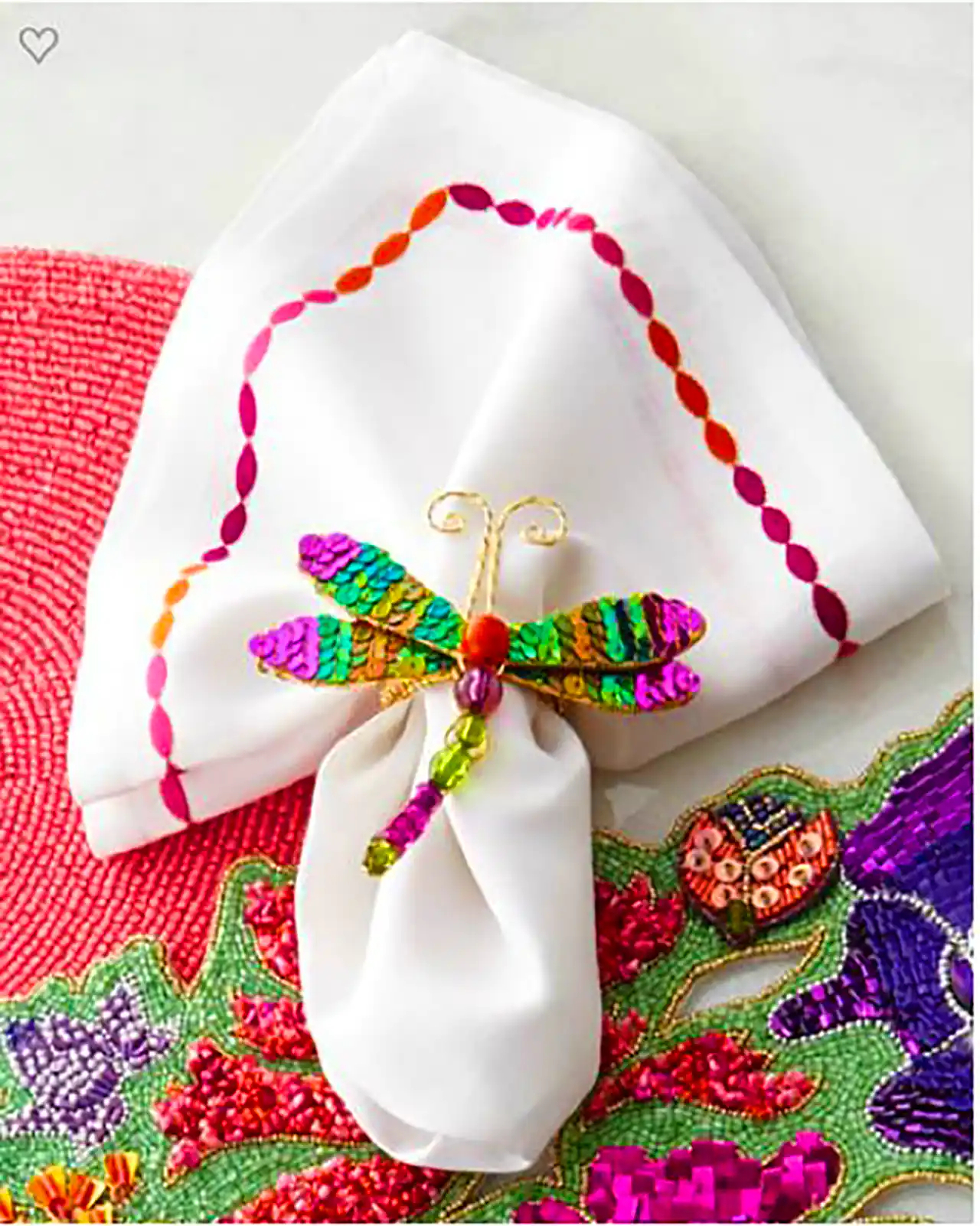 حلقه دستمال رنگی خاص 