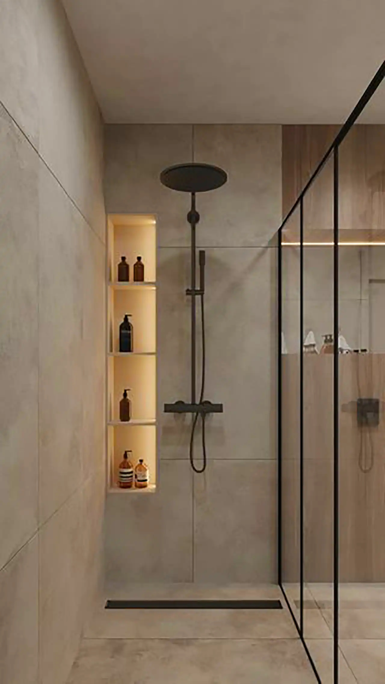 دوش حمام مدرن زیبا