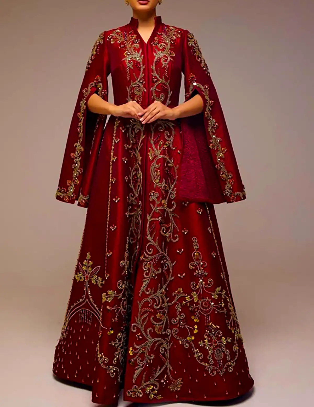 لباس شب باشکوه قرمز