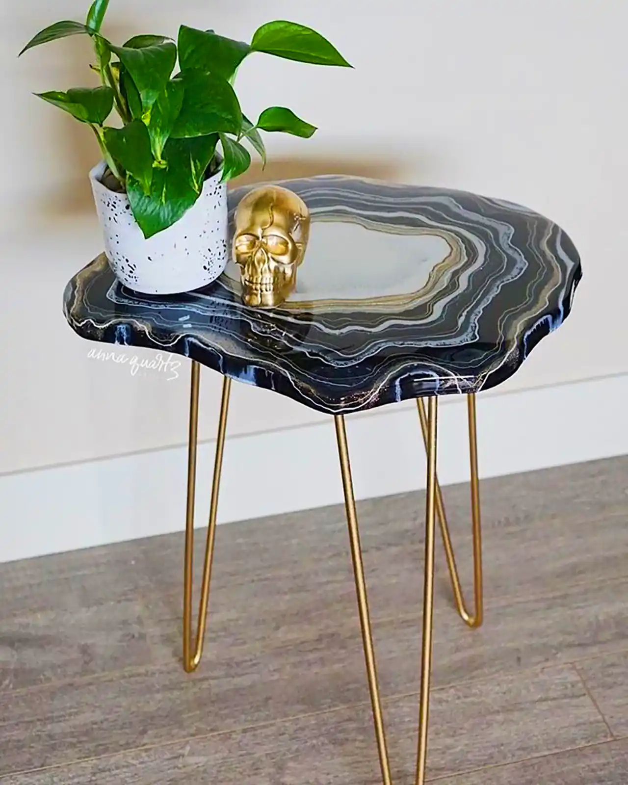 میز عسلی ست رزینی