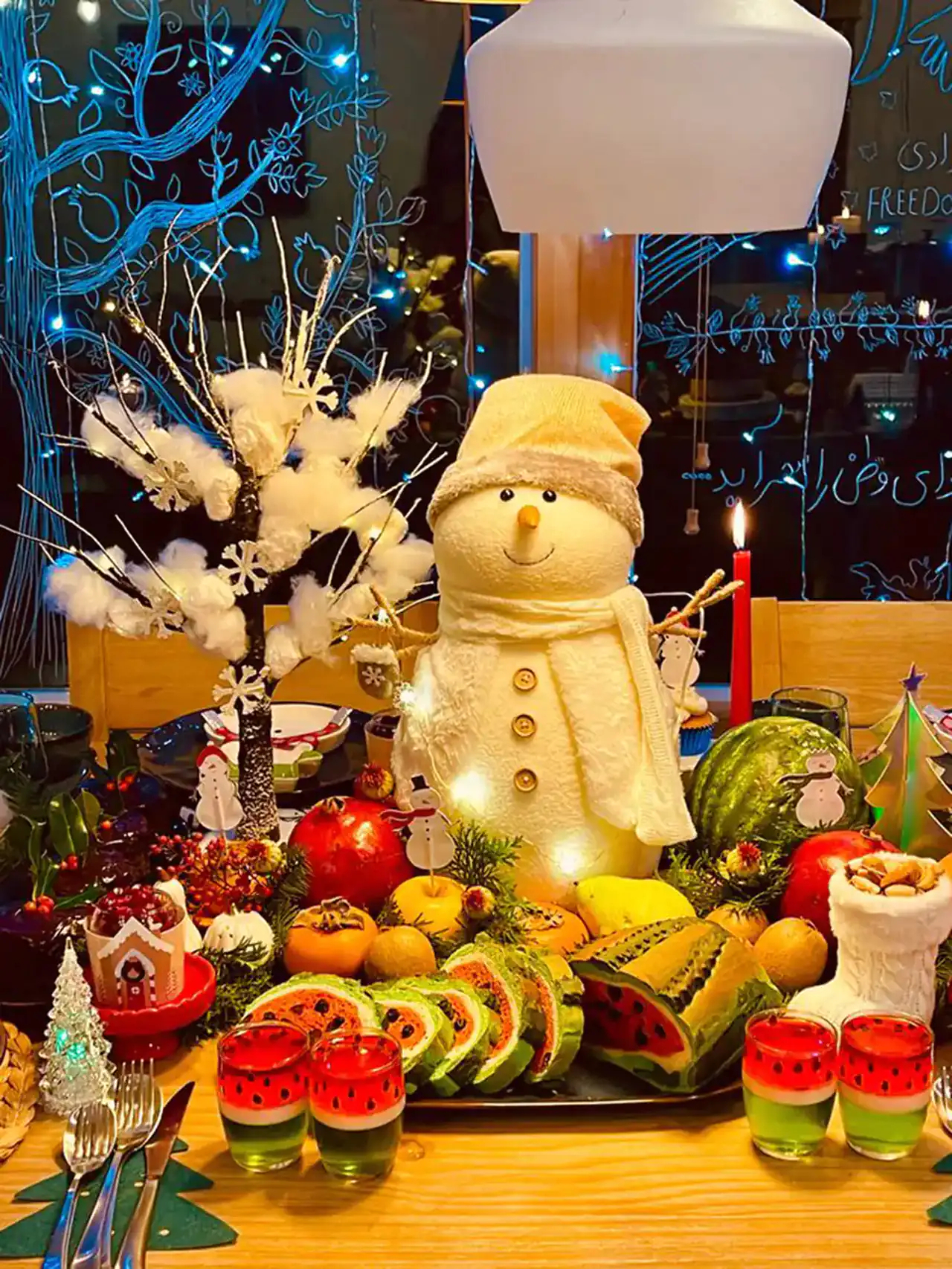 تزیین شب یلدا + زیباترین دیزاین و تزیین برای شب یلدا امسال بسیار شیک